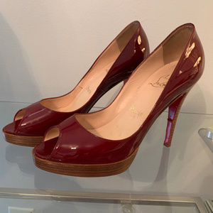 Christian Louboutin Red Leather Pumps sz 39